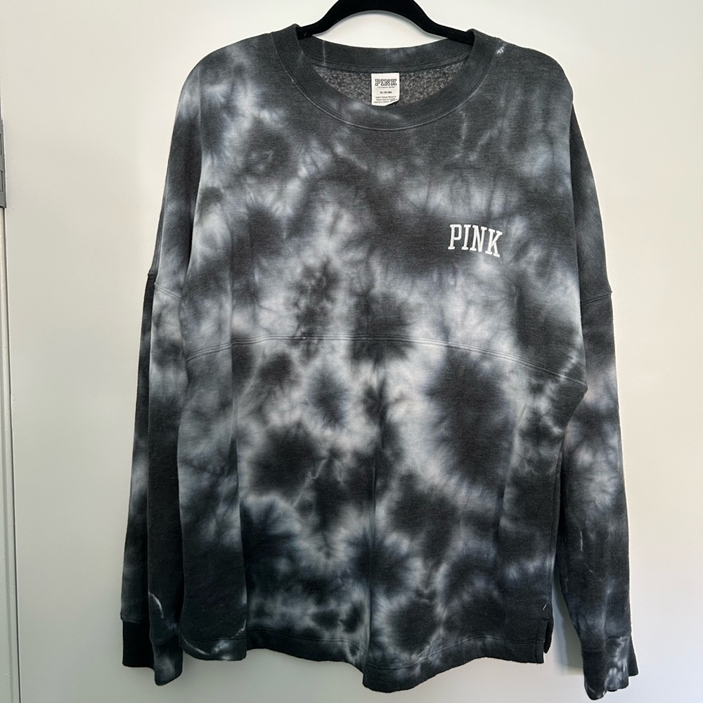 PINK Victoria’s Secret crewneck tie dye shirt